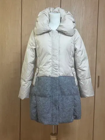 GALLERYVISCONTI 다운 자켓 베이지 그레이