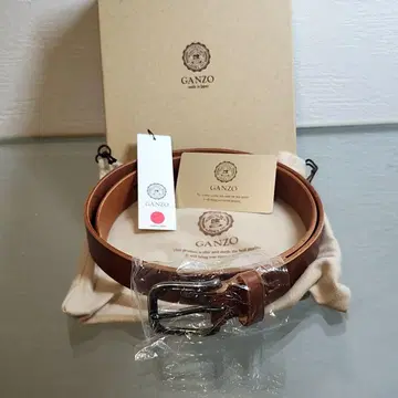 GANZO 헤이즐 벨트 [ M ] 미사용
