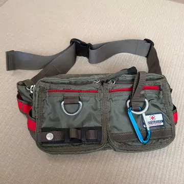 TOUGH JEANS 타프 진스 힙색 카키 그린 밀리터리