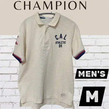 Champion 챔피온 CAL 자수 피케 셔츠 84 남성용 M