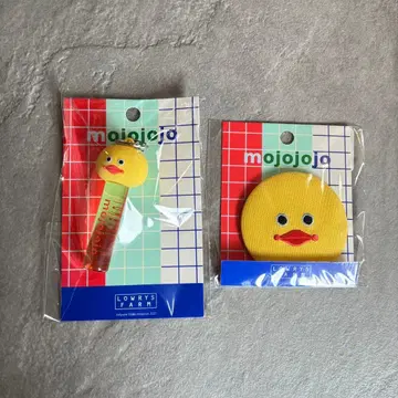 미사용 새상품 mojojojo 립 캡 참 거울 롤리스 2점