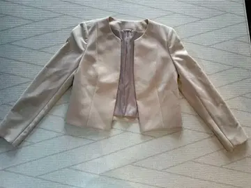 ANAYI 베이지 노카라 자켓