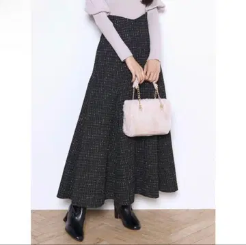 트위드 하이웨스트 코르셋 스커트 머큐리 듀오