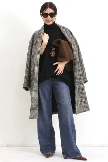 L'Appartement Lisiere 체크 코트