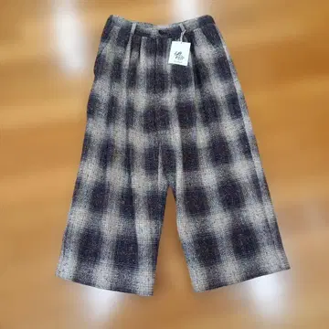 Sarahwear 체크 무늬 와이드 팬츠 사이즈 1 컬러 323