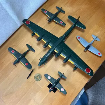 1/144 일본 해군 2식 대정+공격기 5기 세트