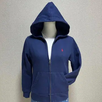 POLO 랄프 로렌 네이비 후드 부착 후드티