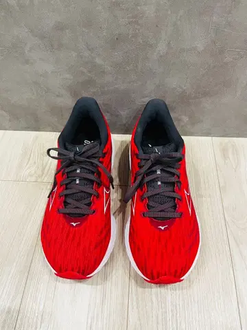 미즈노 웨이브 라이더 28 레드 25.5cm