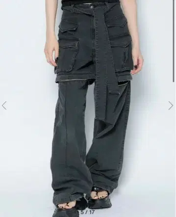 MELT THE LADY 멜트더레이디 zip up cargo pants