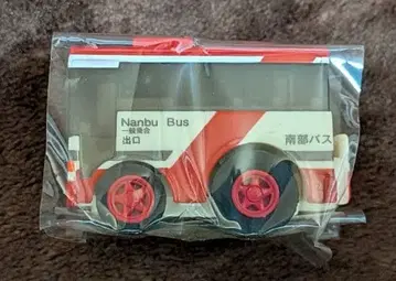 난부 버스 미니카 빨간색/화이트 버스 쵸로Q 6개 세트