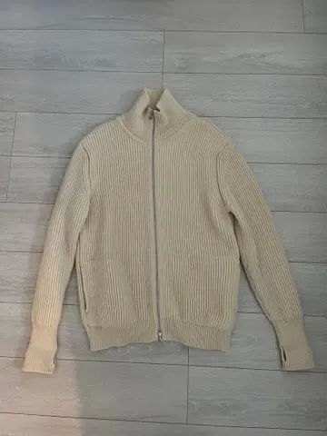 ANDERSEN-ANDERSEN 베이지 집업 스웨터 안데르센