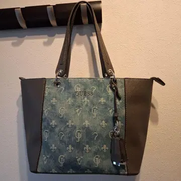 GUESS 데님 토트백