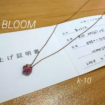 BLOOM K10 핑크 골드 목걸이