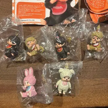 몽치치 마스코트 키체인 4종 전 6종 컴플리트 세트