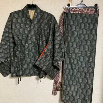 세탁 가능한 니부시키 기모노 오시마