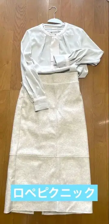 [ 로페피크닉 ] 블라우스 스커트 세트 사이즈 36