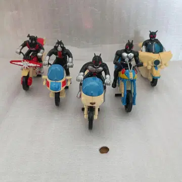 가면라이더 격주! 라이더 머신 6 5대 세트 (1989년 반다이)