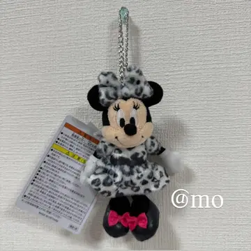 봉제 인형 참 미니 레오파드 무늬 미니 화이트 완판템