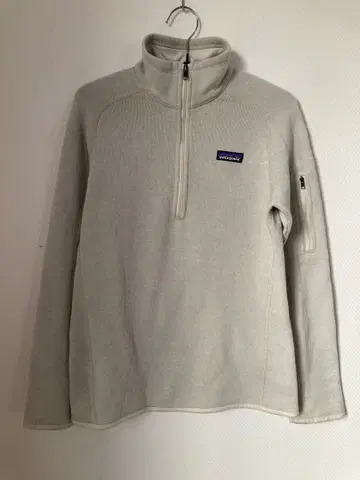patagonia 베이지 하프 지퍼 플리스 자켓
