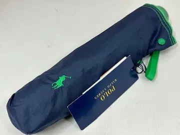 POLO 랄프 로렌 접이식 우산 네이비/그린 60cm