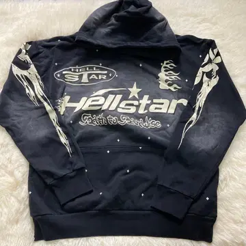 HELLSTAR PATH 블랙 후드티