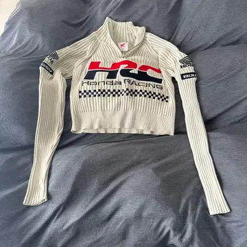 HRC 혼다 레이싱 크롭 상의 MOUSSY