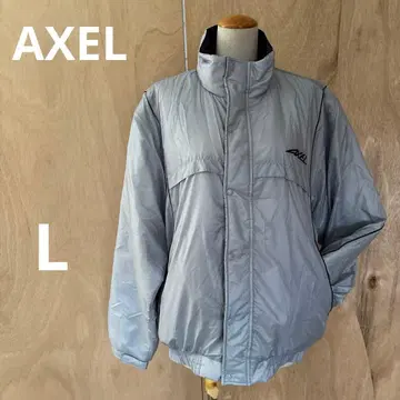 AXEL 실버 하이넥 자켓