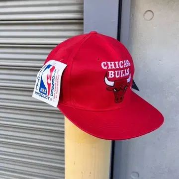 데드스탁 90s NBA 시카고 불스 캡 모자 레드