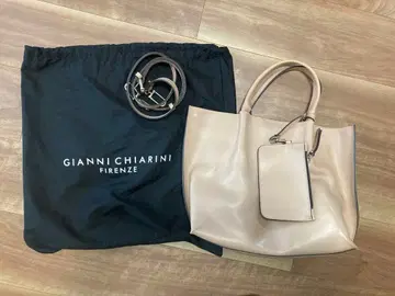 GIANNI CHIARINI 베이지 핸드백
