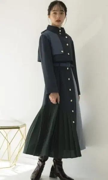 REDYAZEL 버튼 맥시 원피스