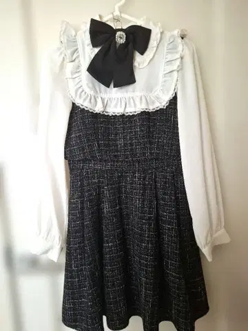 AnkRouge 트위드 원피스