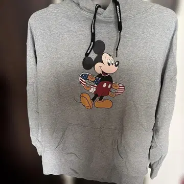 미키마우스 그레이 후드티 DC