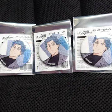 FGO 로손 글리터 캔뱃지 사이토 하지메 FGO 10th