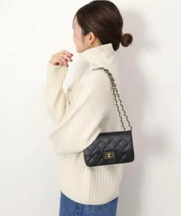 SLOBE IENA 파인 울 뉴앙스 터틀 풀오버