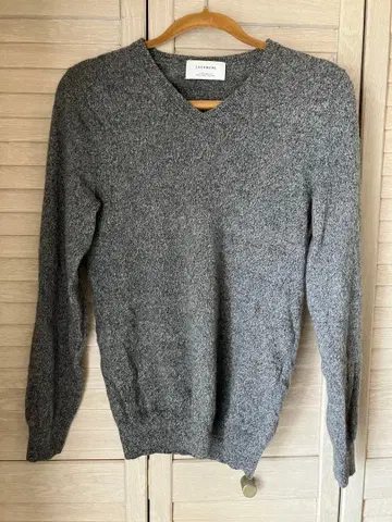 UNITED ARROWS 캐시미어 V넥 스웨터 그레이