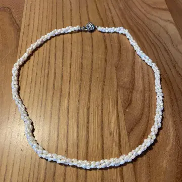 새상품 담수 진주 트위스트 디자인 목걸이