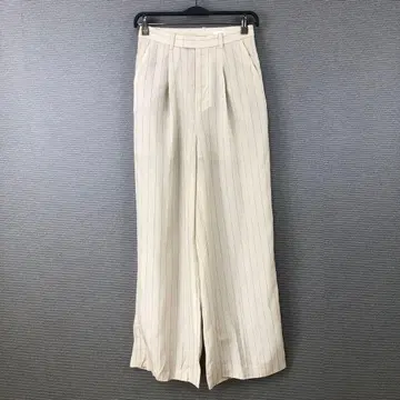 Drawing Numbers 24AW 스트라이프 와이드 팬츠 36 베이지