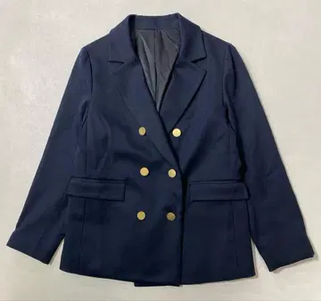 COHINA 코히나 더블 블레이저 자켓 네이비 골드 버튼