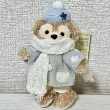 더피 키링 머플러 스카이블루 댄싱 스노우플레이크스