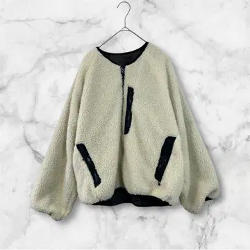 G11 새상품 freaks store 리버서블 보아 플리스 자켓