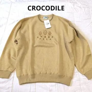 [ 새상품 ] Crocodile 베이지 L 사이즈 트레이닝복 속기모