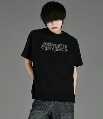 [ 새상품 ] [ ADRER ] 헤비웨이트 그래픽 큐빅 T셔츠