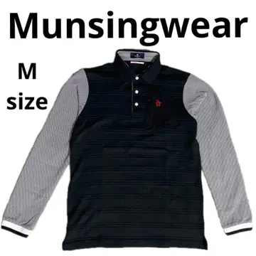 먼싱웨어 골프 셔츠 긴팔 피케 셔츠 M