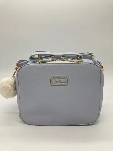 라이트 블루 숄더백