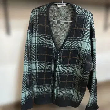 JOURNAL STANDARD 가디건 블랙 민트체크