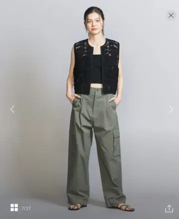 미사용품 뷰티&유스 카고 팬츠