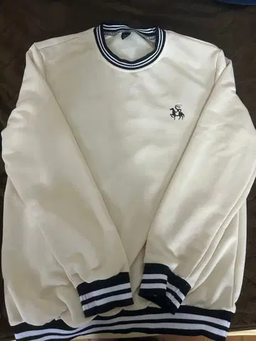 트레이닝복 베이지 스트라이프