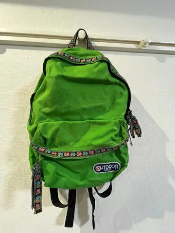 OUTDOOR 그린 백팩
