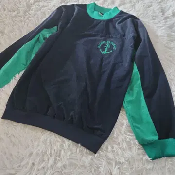 실물 데드스탁 프랑스 해군 VELVETEEN 벨벳 맨투맨 셔츠