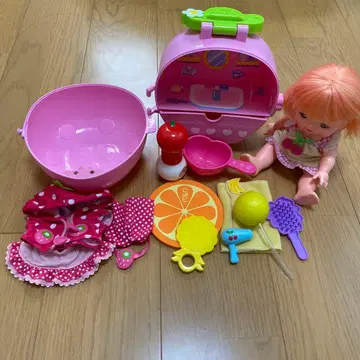 멜짱 후르츠 러버 딸기 목욕 세트 딸기 후드티